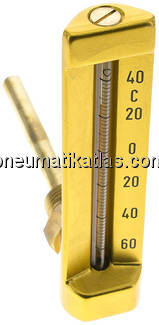 Maschinenthermometer (150mm) waagerecht/-60 bis +40°C/100mm