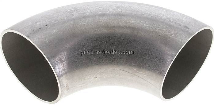 Rohrbogen Typ3, 88,9x2,9mm, 1.4571, nahtlos, EN 10253 Typ A (DIN 2605)