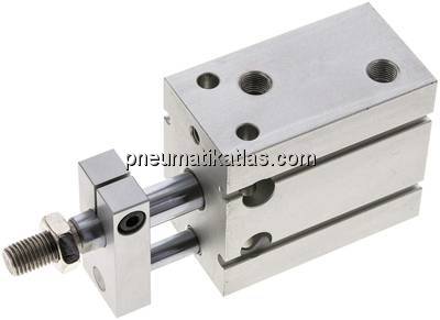 Direktmontagezylinder, Kolben 32mm,Hub 20mm, verdrehgesicherte Kolbenstange