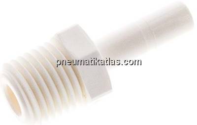 Einschraubtülle NPT 1/4"-1/4" (6,35 mm) Stecknippel, IQS-LE (EPDM-Dichtung)