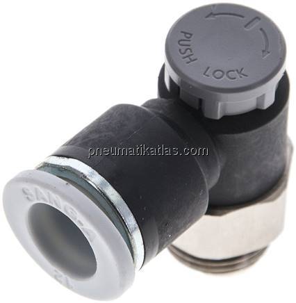 Kompakt-Drosselventil G 3/8"-12mm,zu- und abluftregelnd