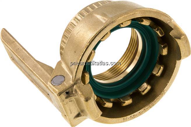 Tankwagenkupplung Mutterteil G 2", Messing