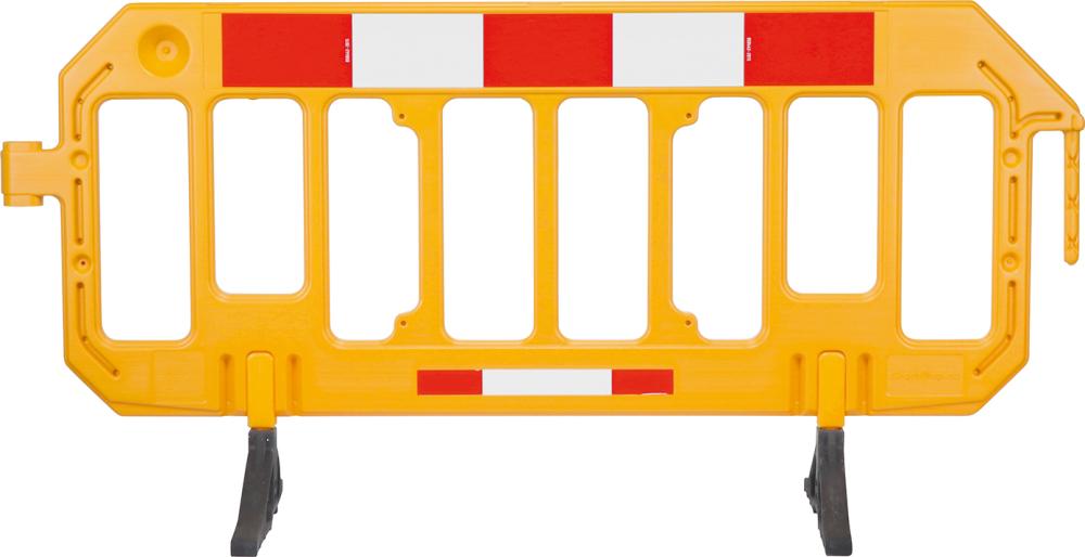 Absperrgitter HDPE 2000x1000 gelb rot-weiss