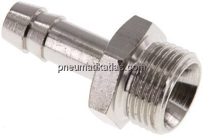 Gewindetülle G 3/8"-8 (5/16")mm, Messing vernickelt