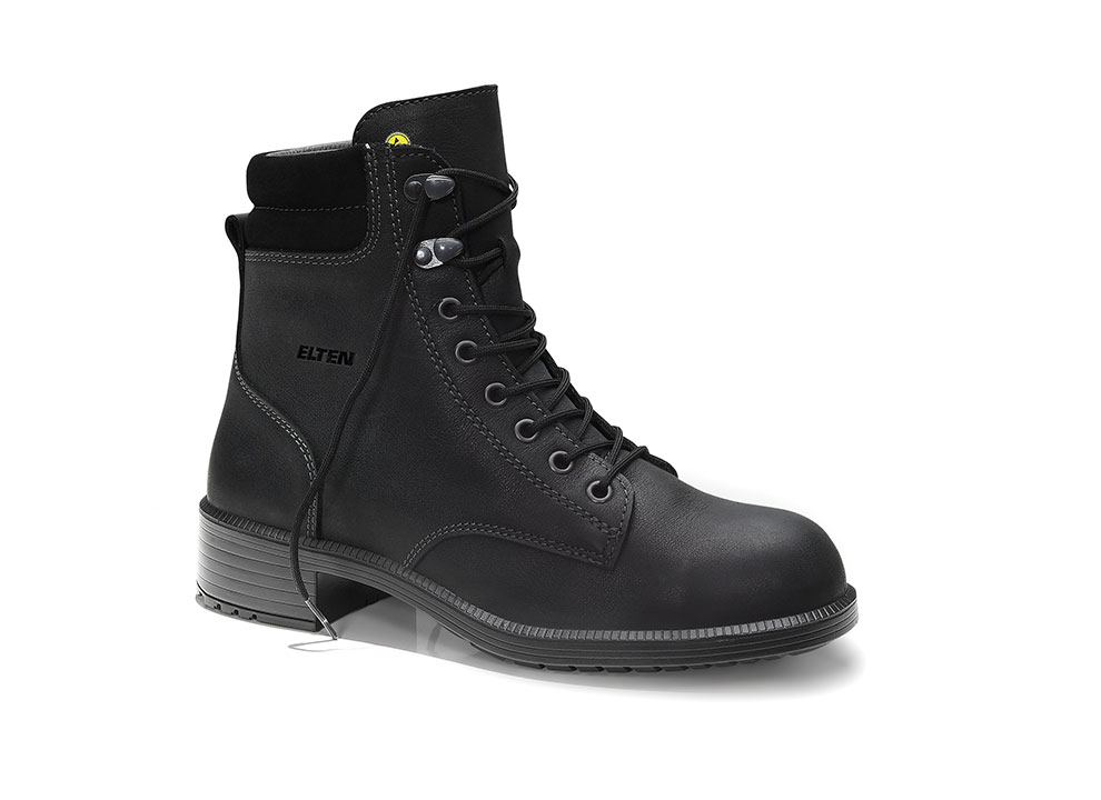 Damen-Sicherheitsschnürstiefel NIKOLA black Mid ESD S2