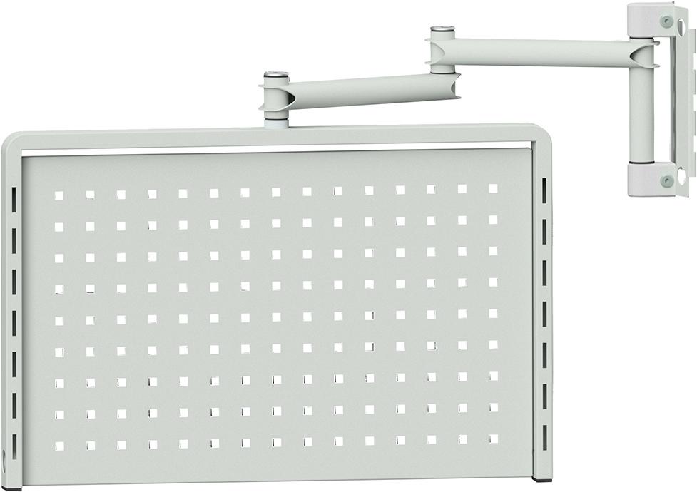 Lochplatte für Grundrahmen RAL 7035