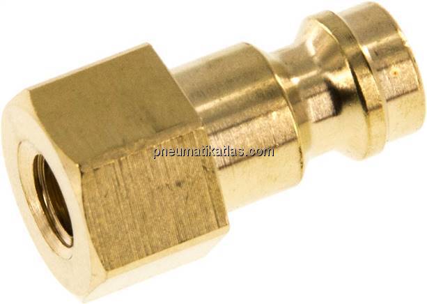 Kupplungsstecker (NW5) M 6(IG), Messing