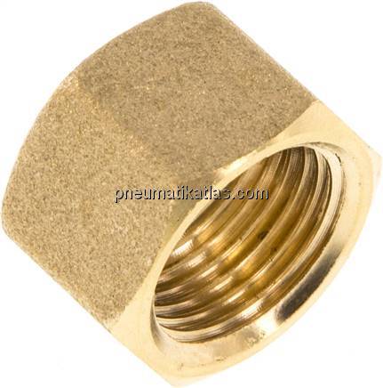 Überwurfmutter f. Klemmringverschraubung 12 (M18x1,5)mm, Messing