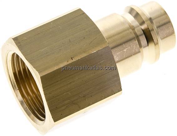 Kupplungsstecker (NW19) G 1"(IG), Messing