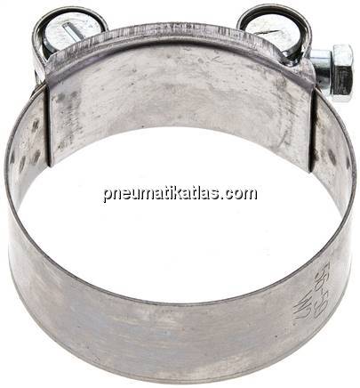 22mm Eco-Gelenkbolzenschelle, 56 - 59mm, 1.4016 (W2)