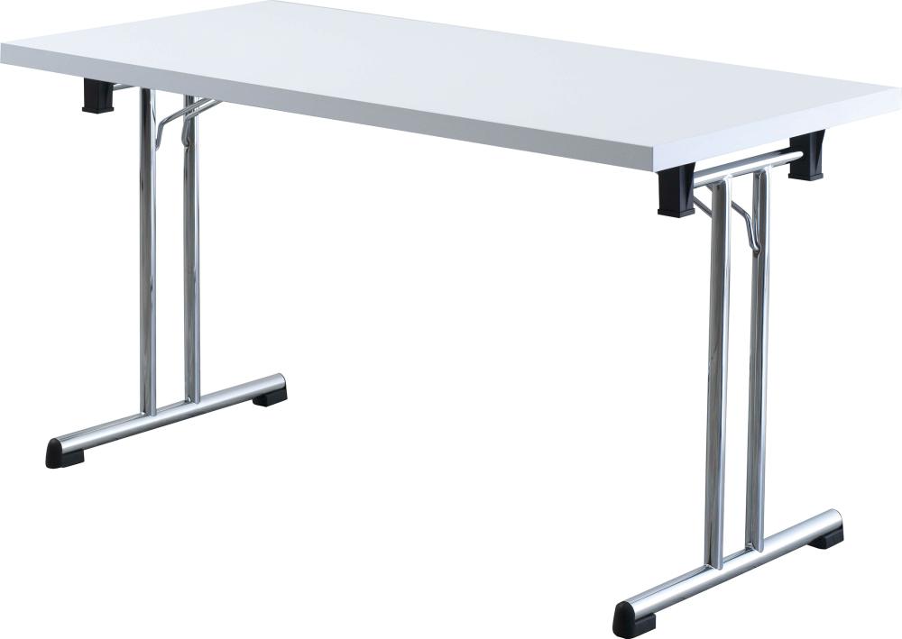 Klapptisch KL 1380x690x745,Platte weiß