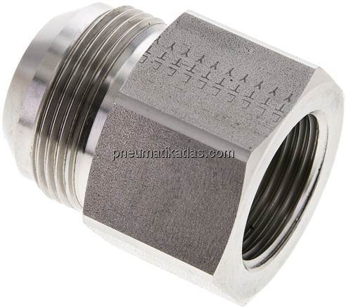 Reduziernippel UN 1-5/8"-12(JIC-AG)-G 1"(IG), 1.4571