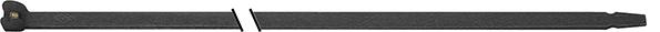 Kabelbinder Nylon schwarz360x7,5mm a100Stück mit Stahlnase SapiSelco