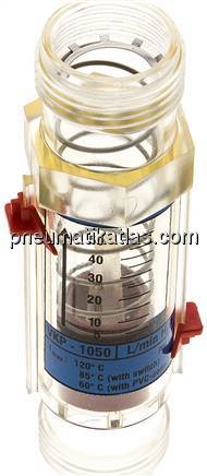 Durchflussmesser G 1" (AG), 5 - 50 l/min für Wasser