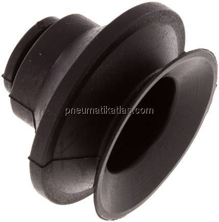 Balgsauger, 1,5-fach, P-Serie, Ø 33x9mm, CR (50A), schwarz