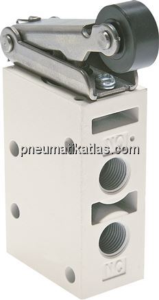 Exemplarische Darstellung: 3/2-Wege Rollenhebelven