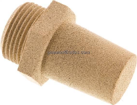 Schalldämpfer G 1", Sinterbronze, Sechskant