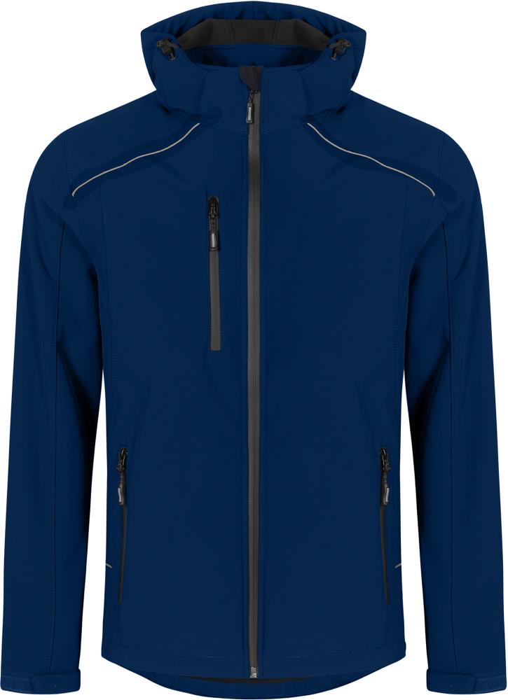 Men`s Softshell Jacket warm, navy, Gr.3XL