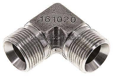 90°-Winkel, 60°Konus G 3/4"-G 3/4" (AG), V4A