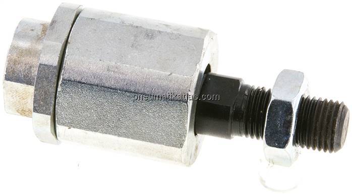 Flexokupplung M 12x1,25, Stahl verzinkt