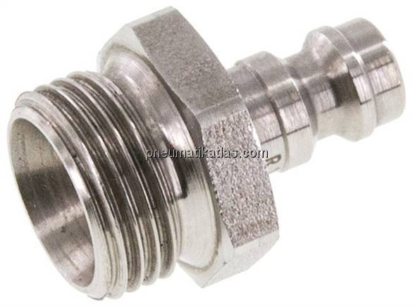 Kupplungsstecker (NW5) G 3/8"(AG), 1.4404