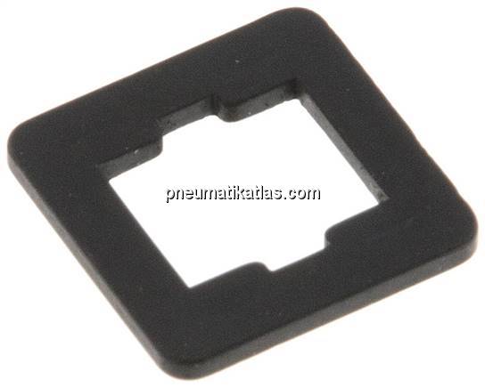 Flachdichtung für Stecker Größe 0 (Industrienorm C)