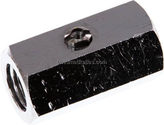 Messing-Minikugelhahn G 1/4" Innengewinde, PN 15