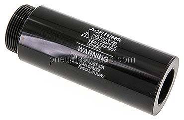 Free-Flow-Schalldämpfer G 1-1/2"