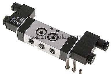 NAMUR-Magnetventil, 5/2-Wege Impulsventil (bistabil), G 1/4", 12 V DC