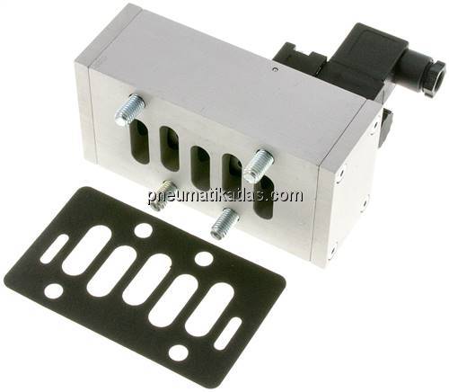 ISO-Ventil (Größe 3), 5/2-Wege Federrückstellung, 24 V AC