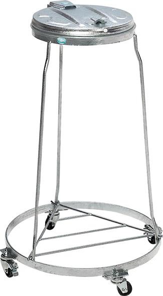 Abfalls. verz. fahrbar H 1020 mm Metalldeckel VAR