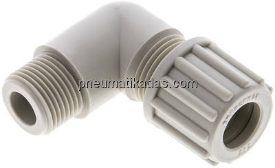 Winkel-Verschraubung G 3/8"-12x9mm, Polypropylen