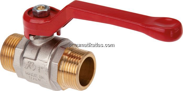 Exemplarische Darstellung: Kugelhahn mit Außengewi