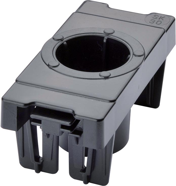 CNC-Kunststoffeinsatz SK 30, Typ 1 49x103x17, Kunststoff