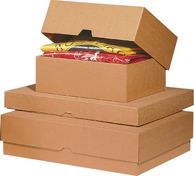 Stülpdeckelk,braunVE50 302x213x80mm, A4, 2-teil.