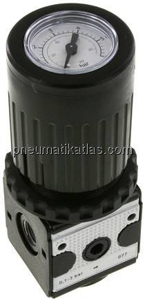 MULTIFIX Manometerregler, G 1/4", 0,1 - 3bar, Multifix 1