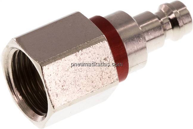 Kupplungsstecker (NW5) G 3/8"(IG), Messing vernickelt