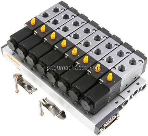 Multipol-Ventilterminal, G1/4", 8 Stationen, 24V DC