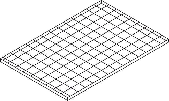 GitterrostBoden 2000X750 für Gasmagazin
