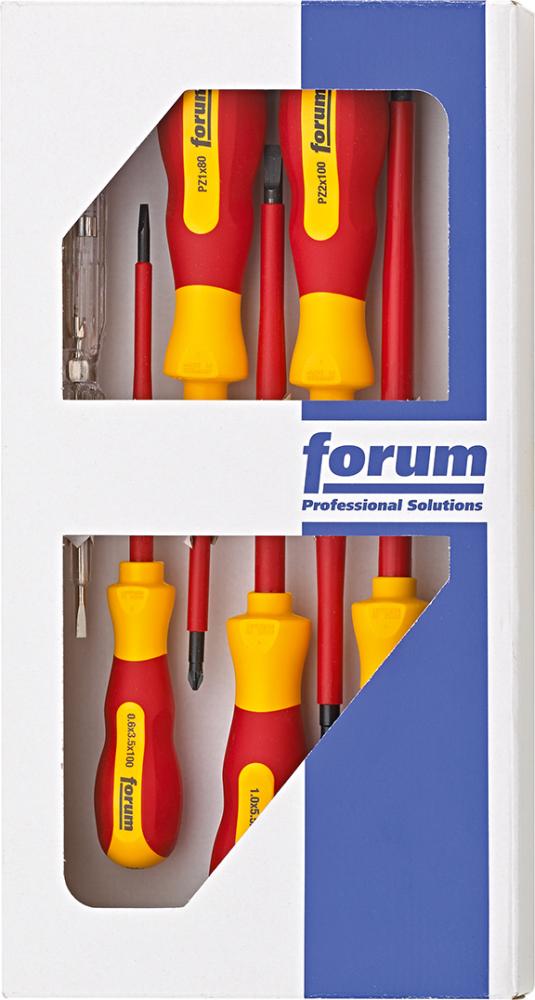 Schraubendreher-Satz VDE 6tlg. Schlitz/PZ FORUM