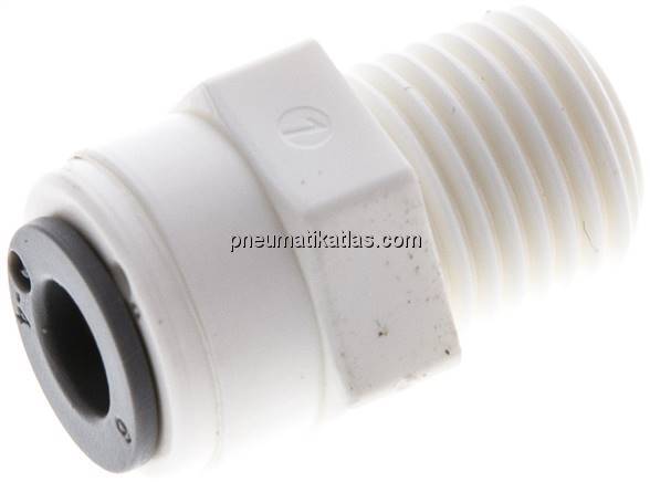 Gerader Steckanschluss R 1/4"-6mm, IQS-LE (EPDM-Dichtung)