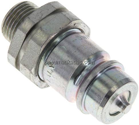 Steckkupplung ISO7241-1A, Stecker Baugr.3, 10 S (M18x1,5)