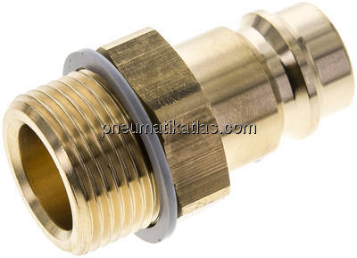 Kupplungsstecker (NW19) G 1"(AG), Messing