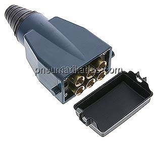 Mehrfachkupplung 6x 6mm Schl.,Stecker