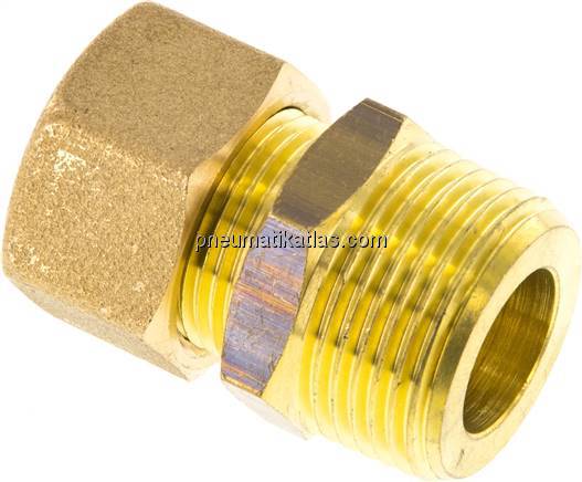 Gerade Klemmringverschraubung R 3/4"-16 (M22x1,5)mm, Messing