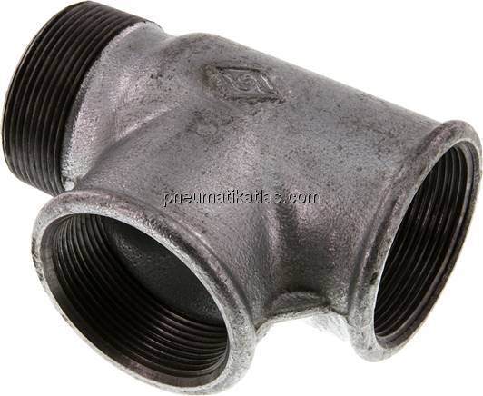 LE-Einschraubstück Rp 2"(IG)-R 2"(AG), Temperguss verzinkt