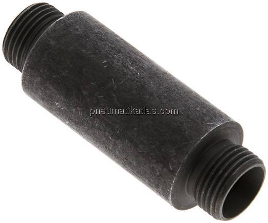 Schott-Anschweißverschraubung 12 L (M18x1,5), ohne Mutter & Schneidring, Stahl p