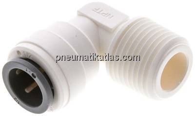 Winkel-Steckanschluss NPT 1/2"-1/2" (12,7 mm), IQS-LE (EPDM-Dichtung)