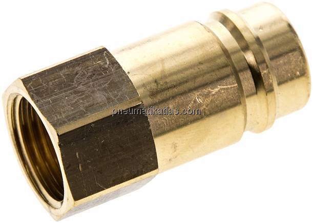 Kupplungsstecker (NW15) G 1/2"(IG), Messing