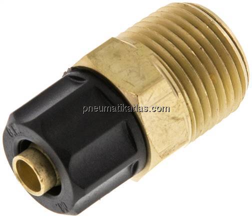 Gerade Verschraubung NPT 3/8"-8x6mm, Messing